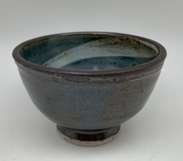Tiny Porcelain Swirl-Design Bowl by Margo Brown