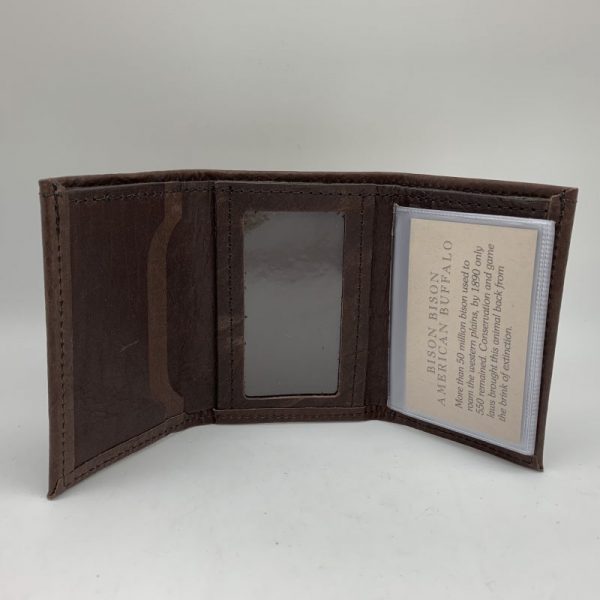 Buffalo Leather Three Fold Wallet - Image 3