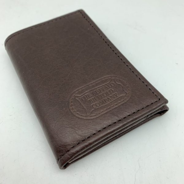 Buffalo Leather Three Fold Wallet by Buffalo Billfold Company