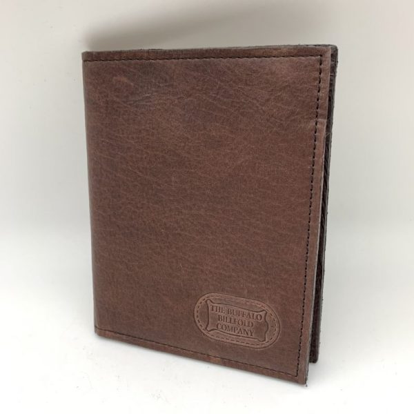 Buffalo Leather Passport Wallet - Brown by Buffalo Billfold Company
