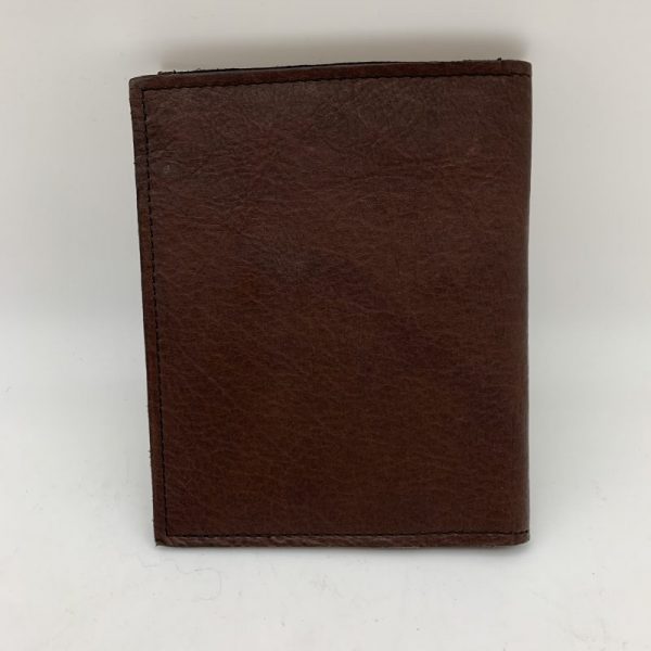 Buffalo Leather Passport Wallet - Brown - Image 4