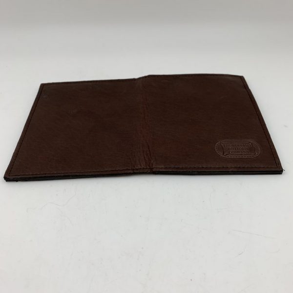 Buffalo Leather Passport Wallet - Brown - Image 6