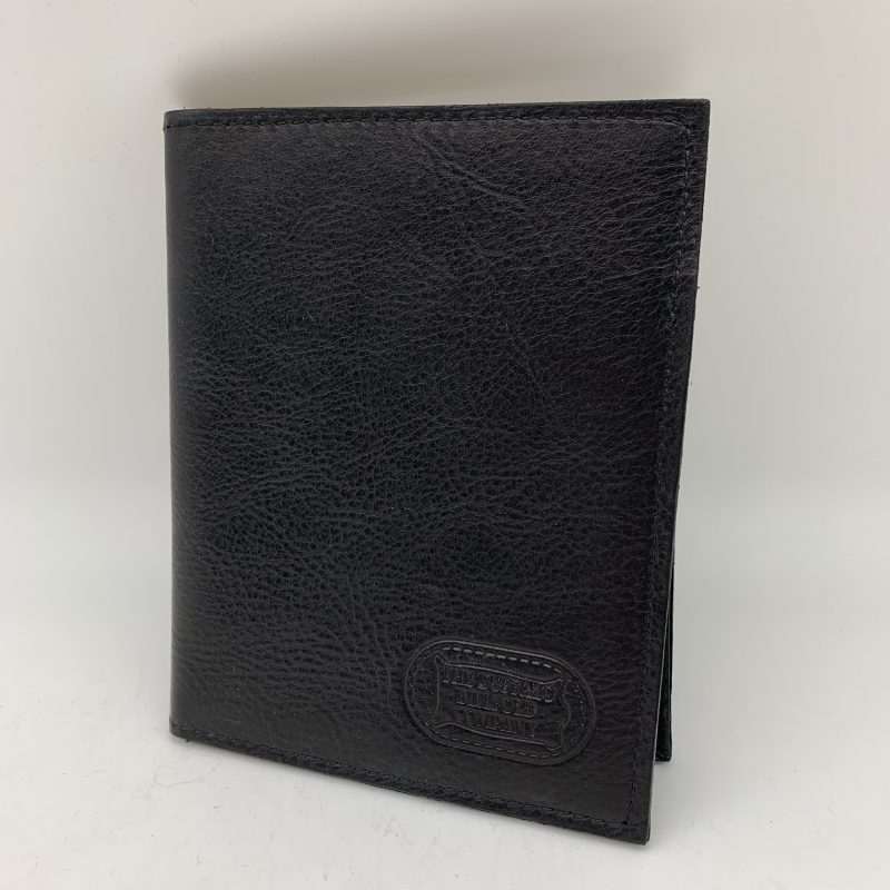 Buffalo Leather Passport Wallet - Black by Buffalo Billfold Company