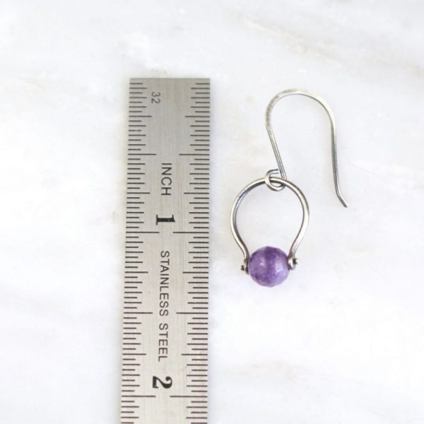 La Cloche Amethyst Earrings - Image 3