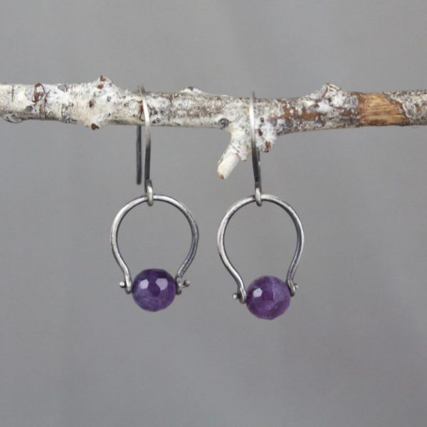 La Cloche Amethyst Earrings - Image 4