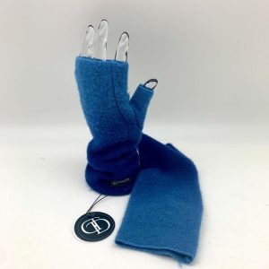 Gayle Fingerless Gloves - Blue Ombre by Dupatta Designs