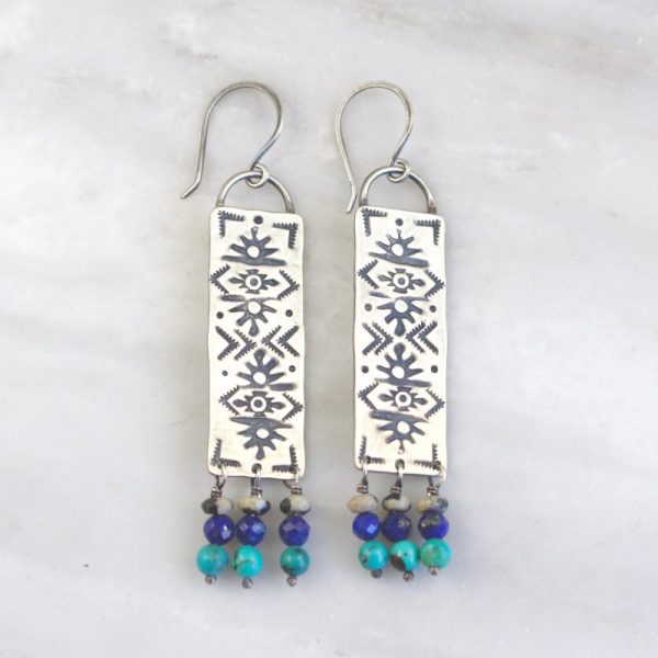 Sun Rug Fringe Earrings Sarah Deangelo