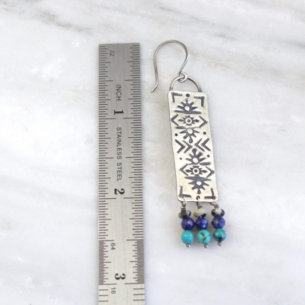 Sun Rug Fringe Earrings - Image 3
