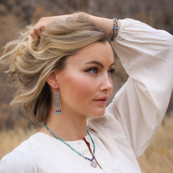 Sun Rug Fringe Earrings - Image 5