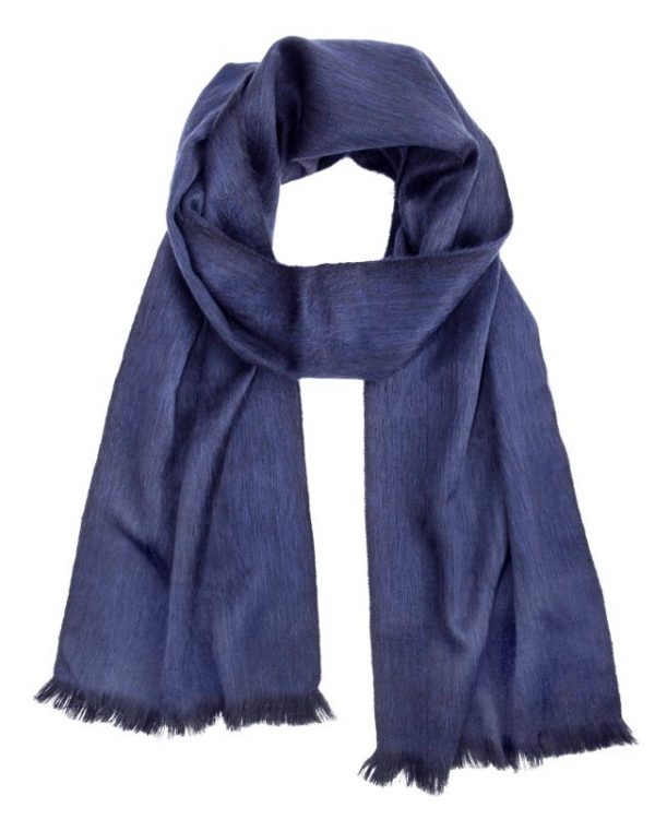 Alpaca Scarf - Moonlight Blue-free shipping - Image 2