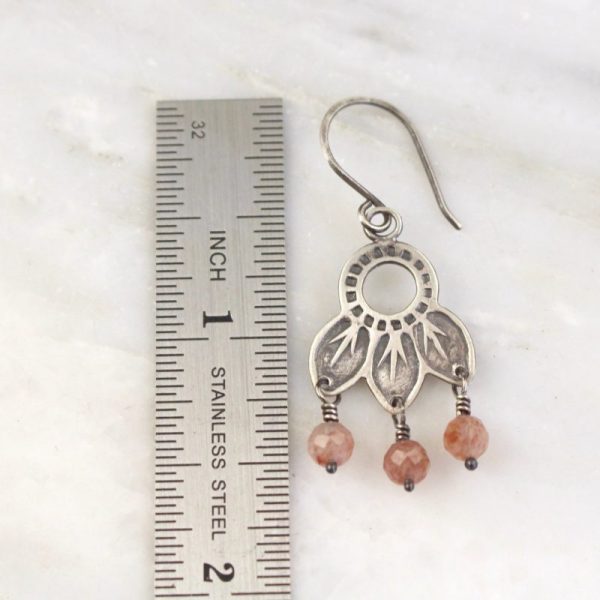 Hishi Strawberry Quartz Dangle Earrings - Image 6