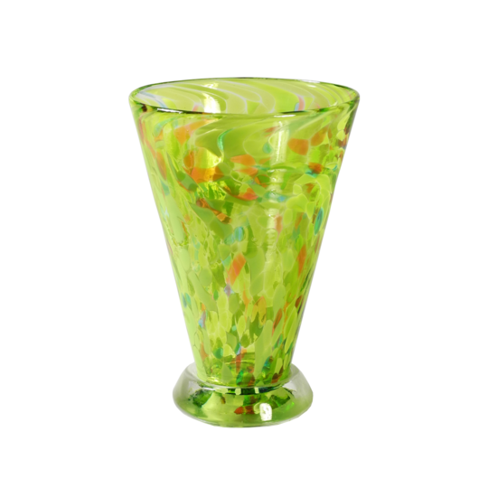 Speckle Cup - Green Kingston Glass Studio