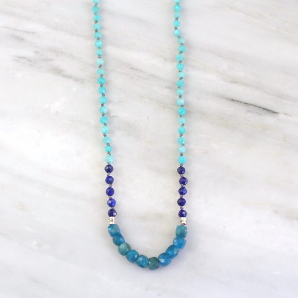 Mediterranean Knotted Necklace Sarah Deangelo