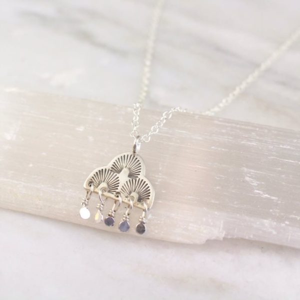 After the Rain Fringe Necklace Sarah Deangelo