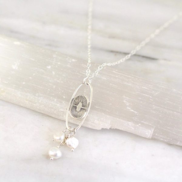 After the Rain Pearl Necklace Sarah Deangelo