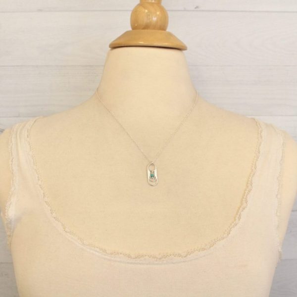 Reflections Turquoise Dangle Necklace - Image 2