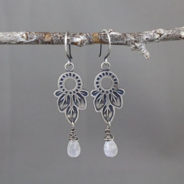 Hishi Moonstone Earrings - Image 3