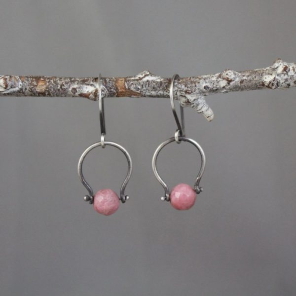 Rhodonite La Cloche Earrings - Image 3