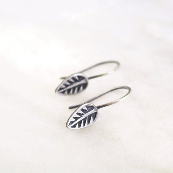 Leaf Lobe Hugger Earrings Sarah Deangelo