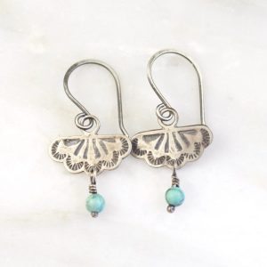 Southwest Lace Turquoise Dangle Earrings Sarah Deangelo