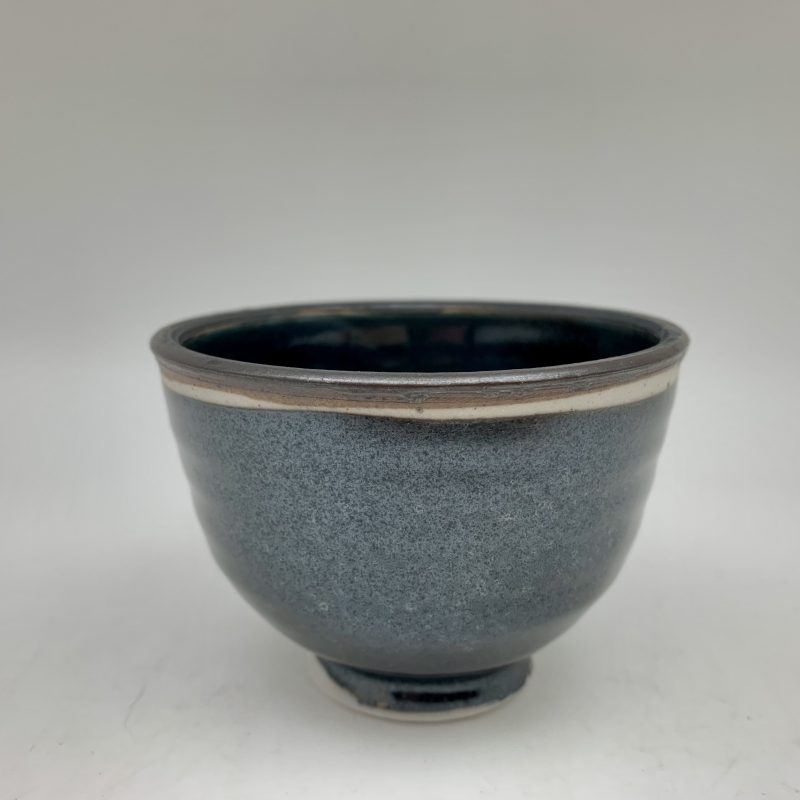 Tiny Black Porcelain Bowl by Margo Brown