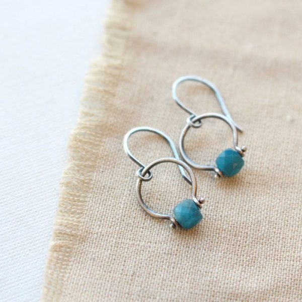 Apatite La Cloche Earrings Sarah Deangelo