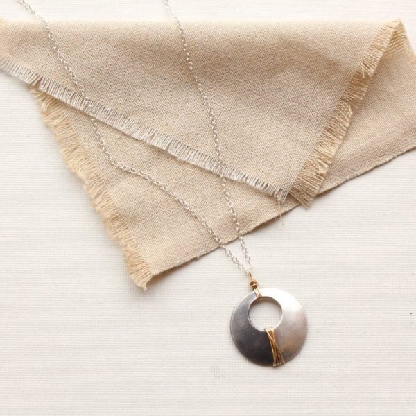 Dipped Pendant Necklace Sarah Deangelo