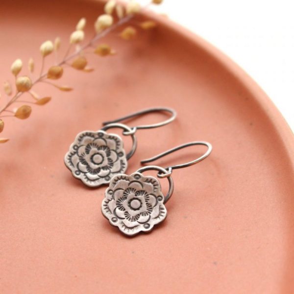 Cactus Flower Bloom Earrings - Image 4