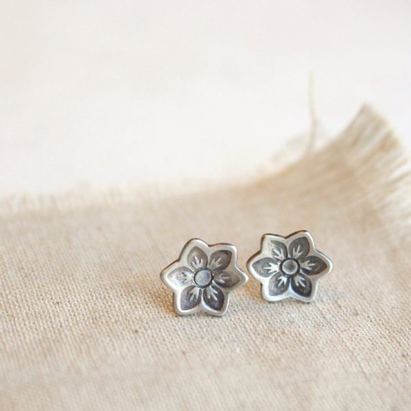 Moonflower Post Earrings Sarah Deangelo