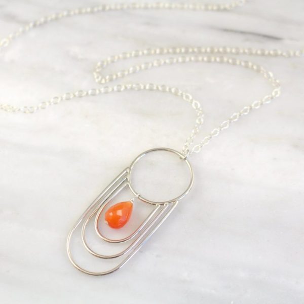 Carnelian Reflections Long Necklace - Image 2