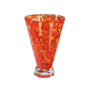 Speckle Cup - Red Kingston Glass Studio