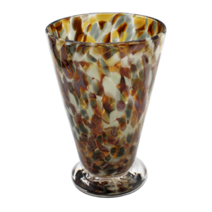 Speckle Cup - Amber and Grey Kingston Glass Studio