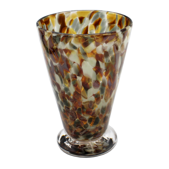 Speckle Cup - Amber and Grey Kingston Glass Studio