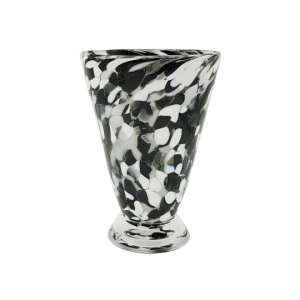 Speckle Cup - Black and White Kingston Glass Studio