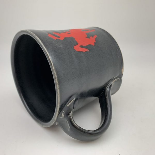 Black and Red Steamboat Mug - Image 3