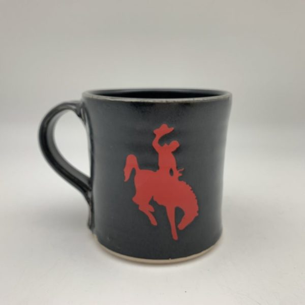 Black and Red Steamboat Mug Stephen Mullens Red Bison Studio