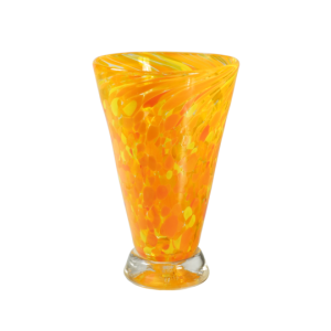 Speckle Cup - Orange Kingston Glass Studio
