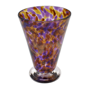 Speckle Cup - Purple and Amber Kingston Glass Studio