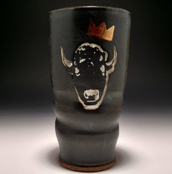 Bison King Pint Glass Stephen Mullins