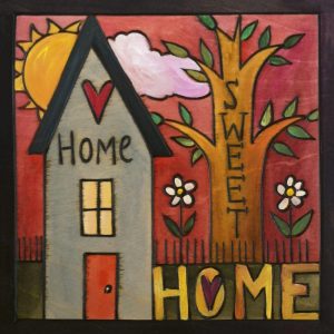 Everybody's Home 6" Plaque by Sincerely Sticks