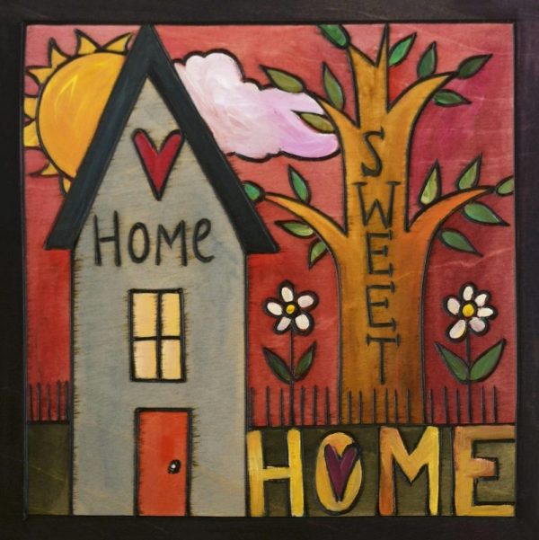 Everybody's Home 6" Plaque by Sincerely Sticks