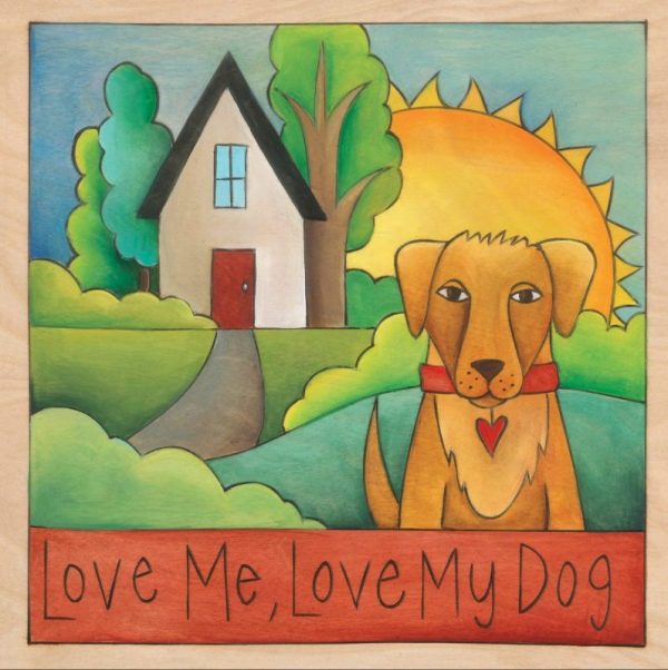 Love is a Four-Legged Word 9" Plaque by Sincerely Sticks