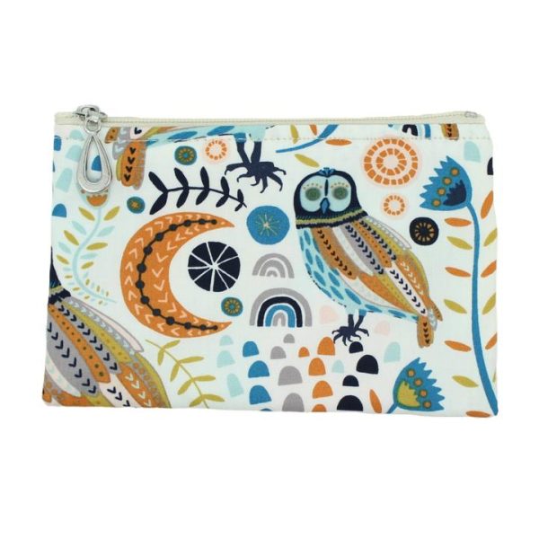 Cotton Coin Purse by Dana Herbert - Owl