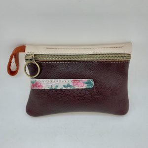 Mini Stash Bag by Traci Jo Designs - Brown/Floral