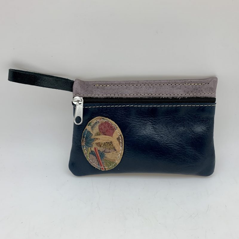 Mini Stash Bag by Traci Jo Designs - Navy/Oval