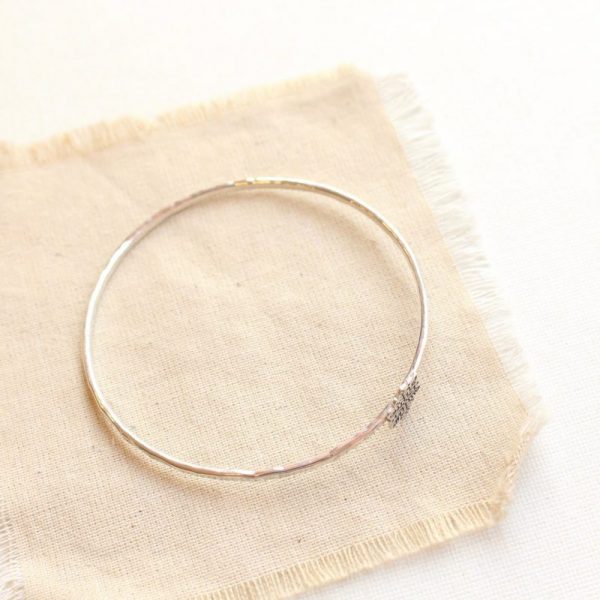 Snowflake Bangle Bracelet - Image 3