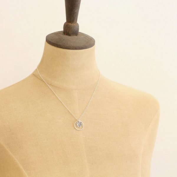 Snowflake Hoop Necklace - Image 4