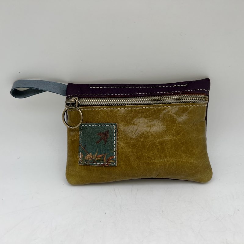 Mini Stash Bag by Traci Jo Designs - Olive/Bird - TJ23