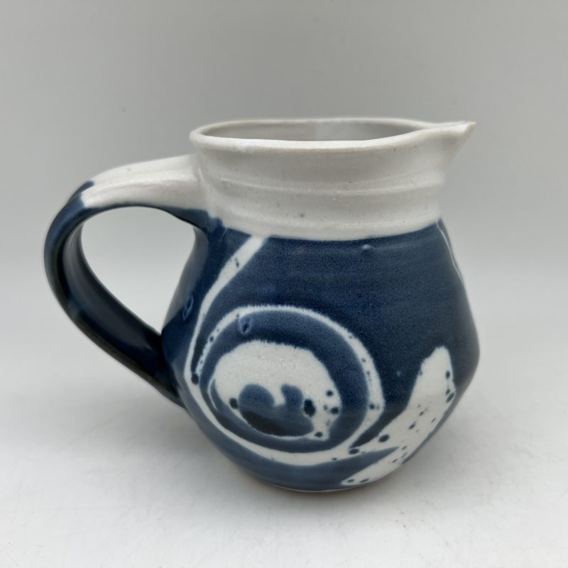 Navy and White Pitcher by Margo Brown - 2549