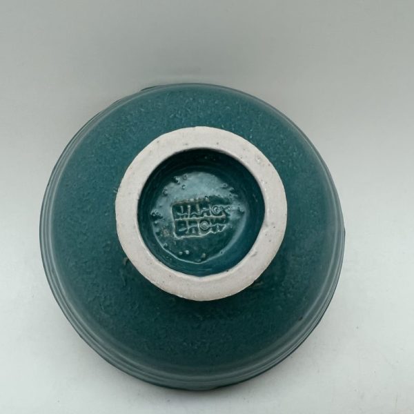 Brown & Turquoise Finger Dish by Margo Brown - 2674 - Image 6